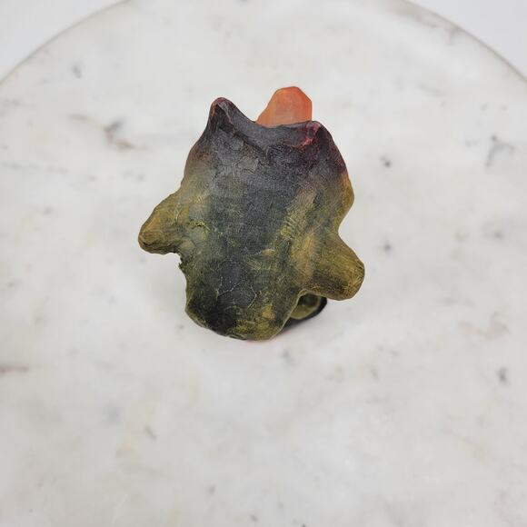 Henning Norway Hand Carved Troll Figurine Signed Vintage Wood Folk Art 7520 - Picture 6 of 11